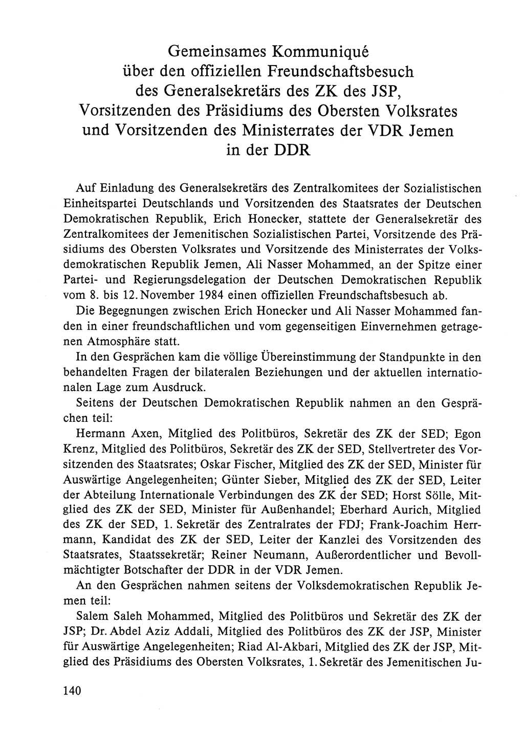 Dokumente der Sozialistischen Einheitspartei Deutschlands (SED) [Deutsche Demokratische Republik (DDR)] 1984-1985, Seite 287 (Dok. SED DDR 1984-1985, S. 287)