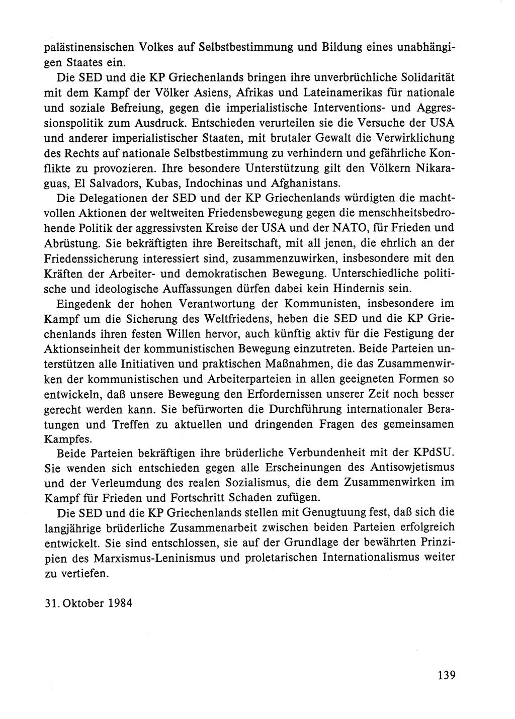 Dokumente der Sozialistischen Einheitspartei Deutschlands (SED) [Deutsche Demokratische Republik (DDR)] 1984-1985, Seite 288 (Dok. SED DDR 1984-1985, S. 288)