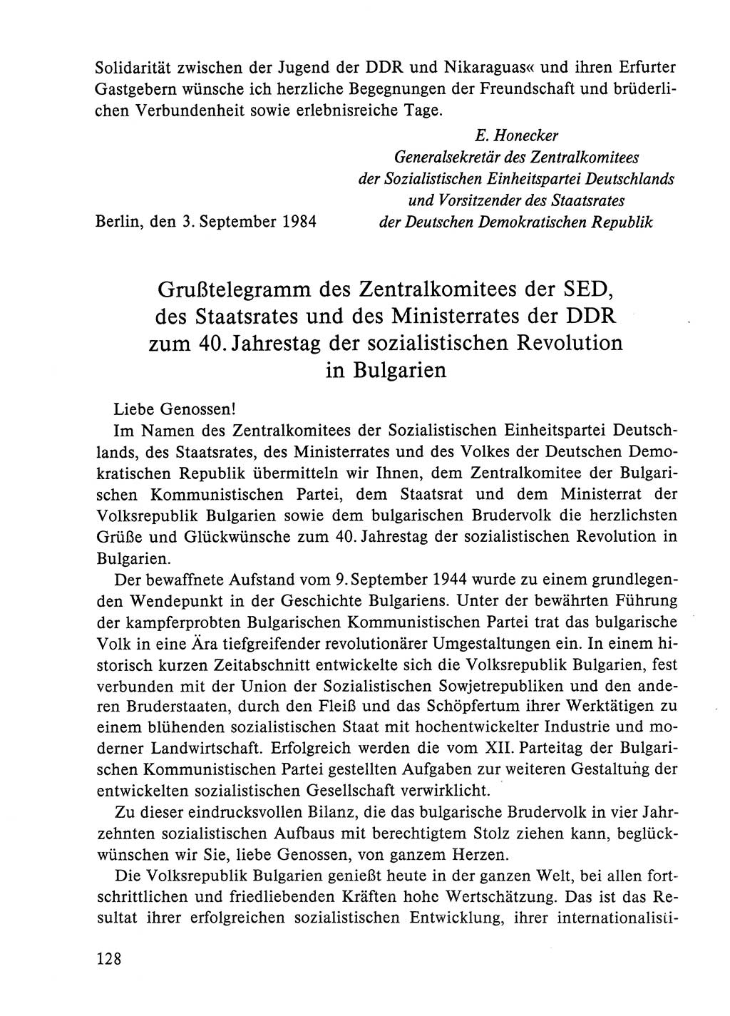 Dokumente der Sozialistischen Einheitspartei Deutschlands (SED) [Deutsche Demokratische Republik (DDR)] 1984-1985, Seite 299 (Dok. SED DDR 1984-1985, S. 299)