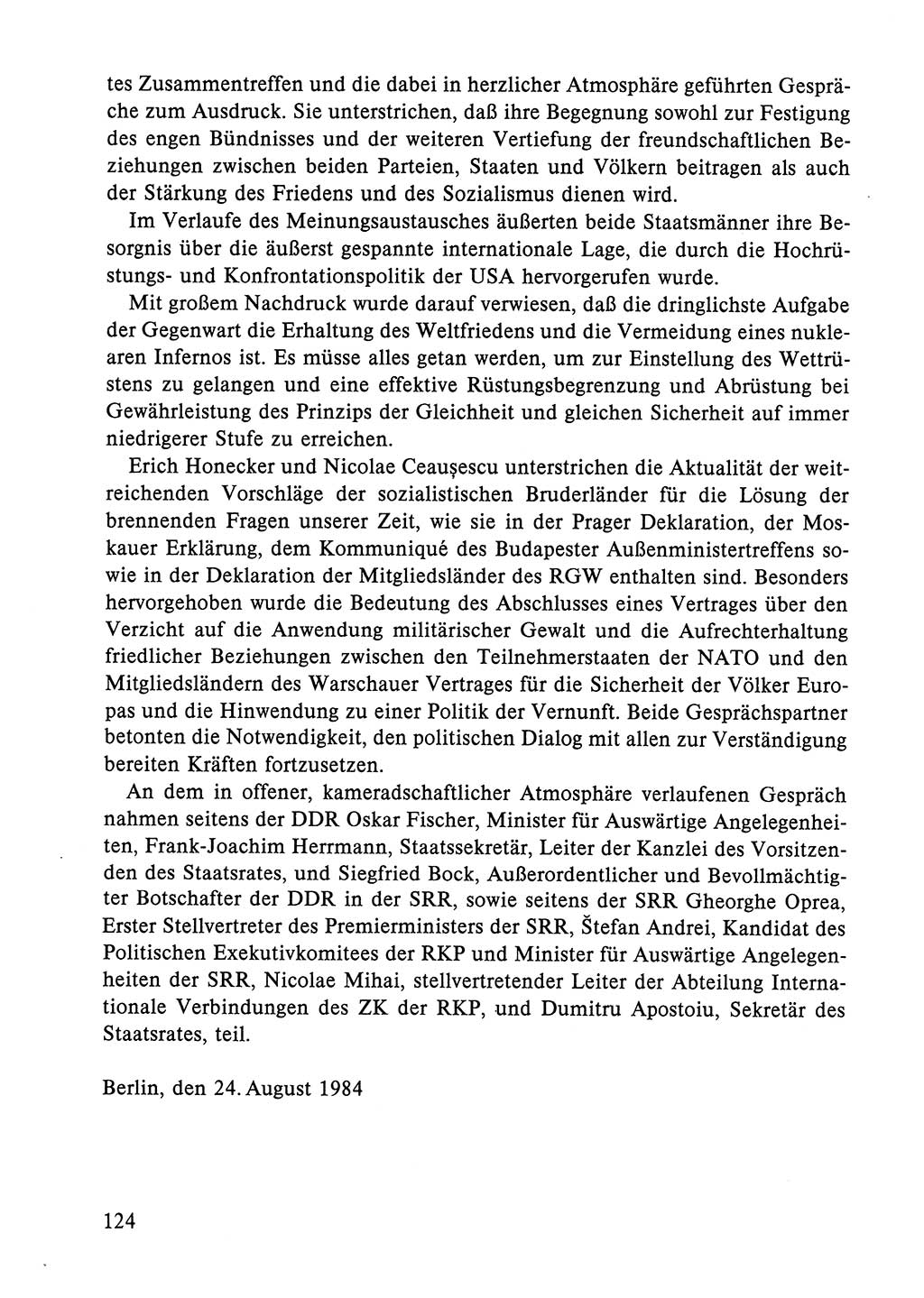 Dokumente der Sozialistischen Einheitspartei Deutschlands (SED) [Deutsche Demokratische Republik (DDR)] 1984-1985, Seite 303 (Dok. SED DDR 1984-1985, S. 303)