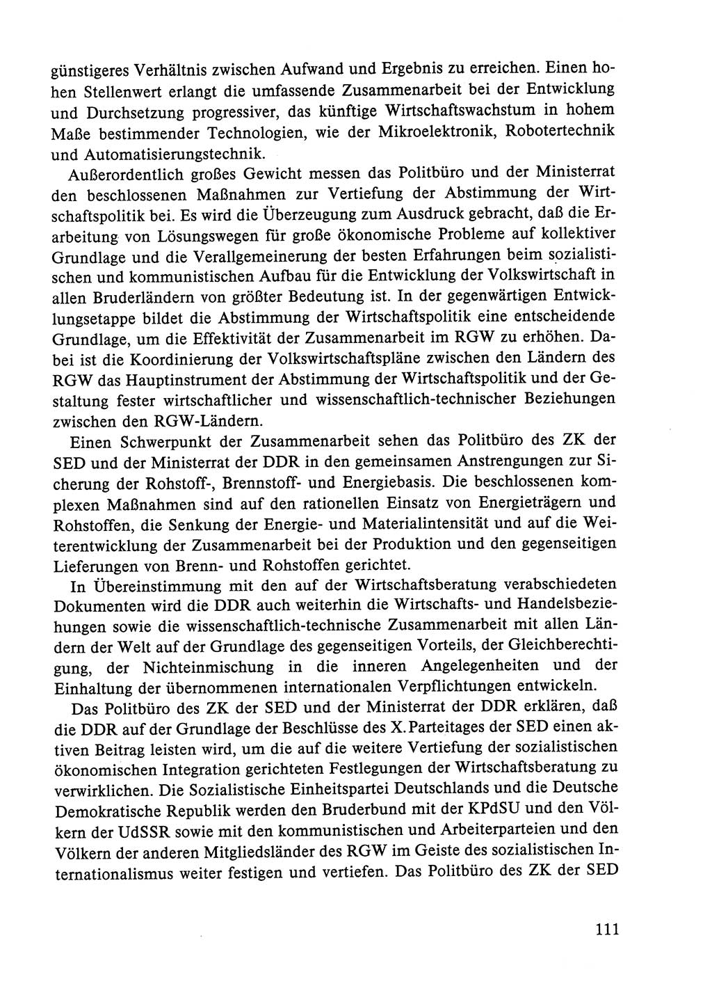 Dokumente der Sozialistischen Einheitspartei Deutschlands (SED) [Deutsche Demokratische Republik (DDR)] 1984-1985, Seite 316 (Dok. SED DDR 1984-1985, S. 316)