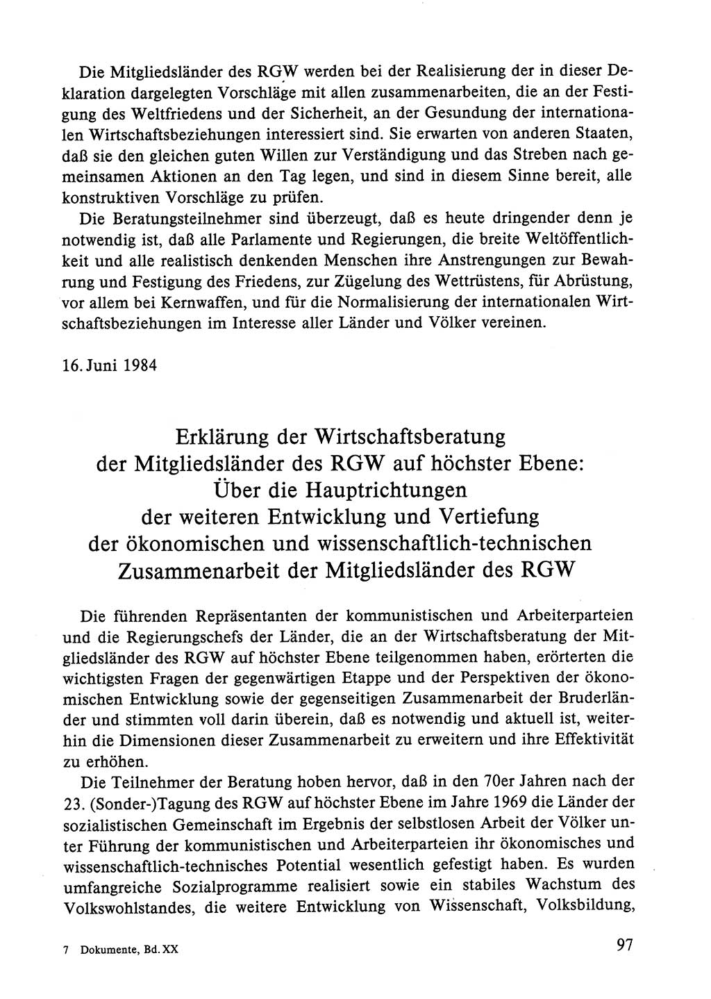 Dokumente der Sozialistischen Einheitspartei Deutschlands (SED) [Deutsche Demokratische Republik (DDR)] 1984-1985, Seite 330 (Dok. SED DDR 1984-1985, S. 330)