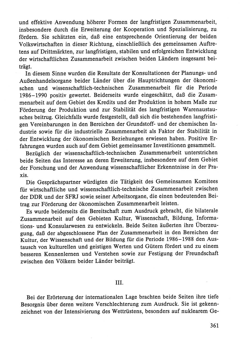 Dokumente der Sozialistischen Einheitspartei Deutschlands (SED) [Deutsche Demokratische Republik (DDR)] 1984-1985, Seite 361 (Dok. SED DDR 1984-1985, S. 361)