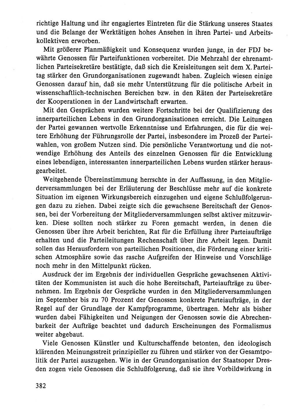 Dokumente der Sozialistischen Einheitspartei Deutschlands (SED) [Deutsche Demokratische Republik (DDR)] 1984-1985, Seite 382 (Dok. SED DDR 1984-1985, S. 382)