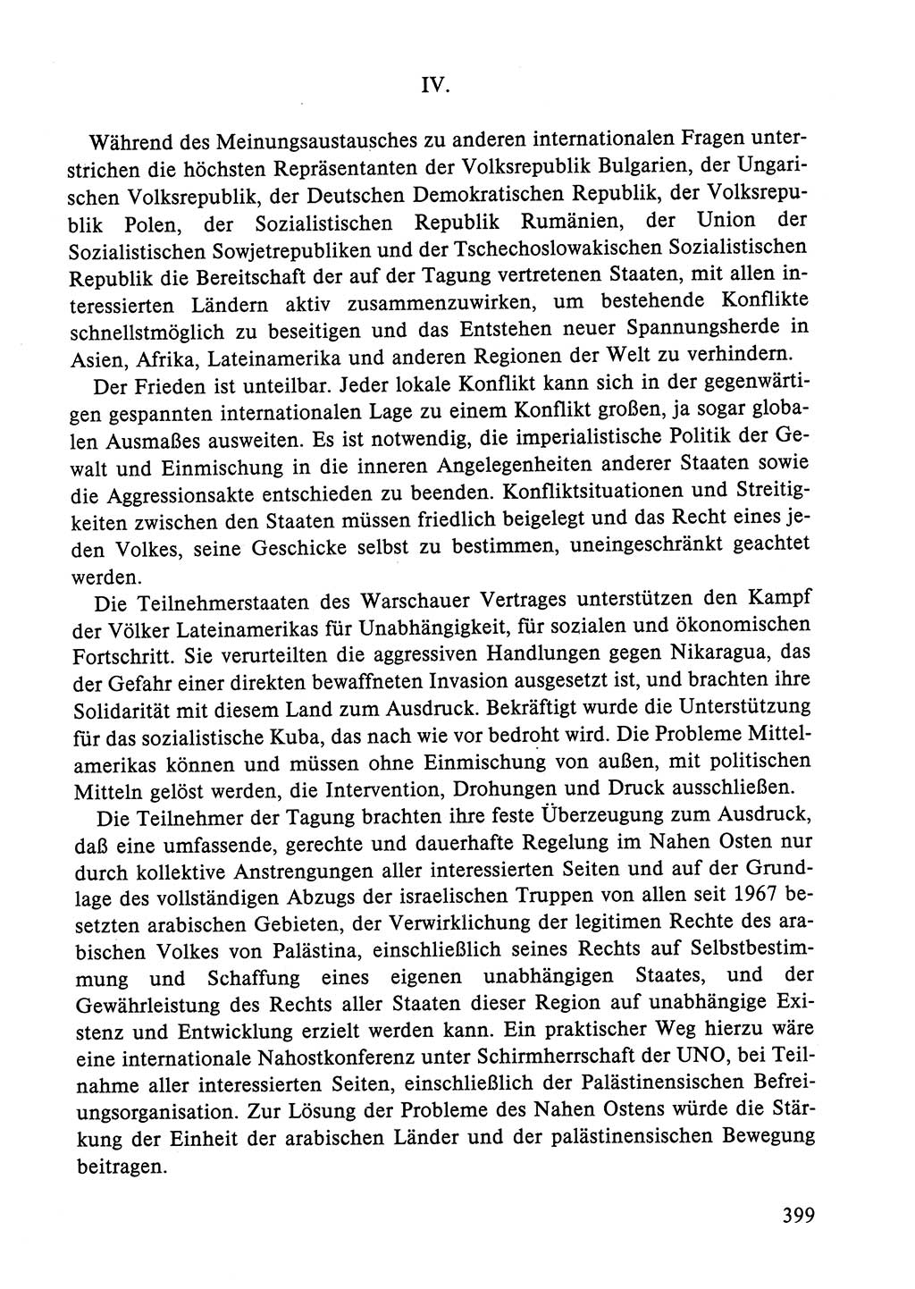 Dokumente der Sozialistischen Einheitspartei Deutschlands (SED) [Deutsche Demokratische Republik (DDR)] 1984-1985, Seite 399 (Dok. SED DDR 1984-1985, S. 399)