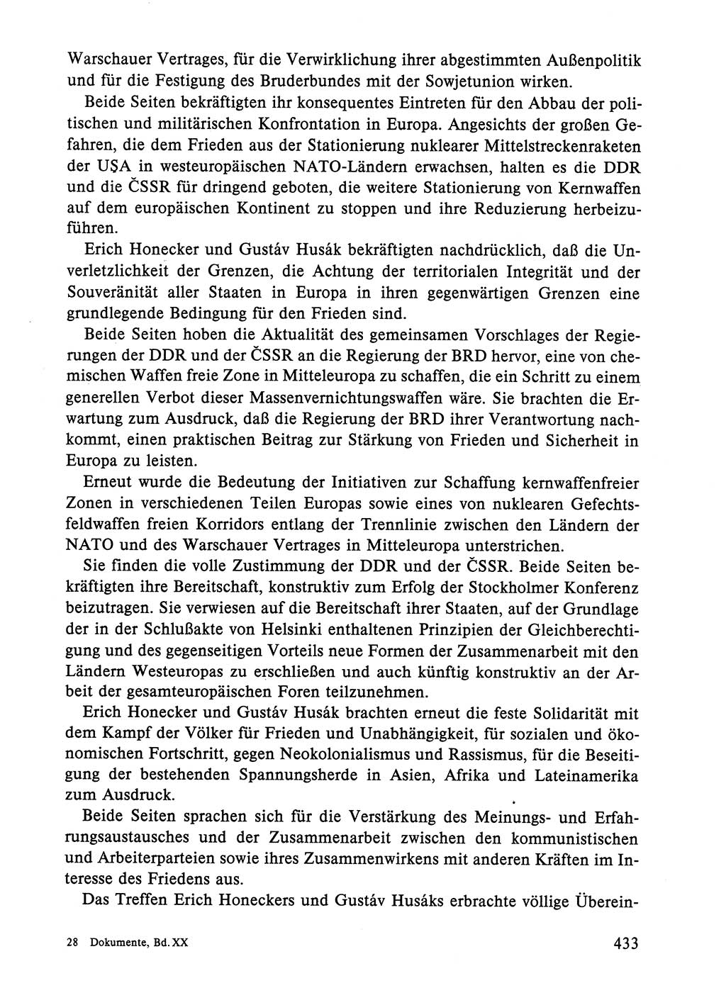 Dokumente der Sozialistischen Einheitspartei Deutschlands (SED) [Deutsche Demokratische Republik (DDR)] 1984-1985, Seite 433 (Dok. SED DDR 1984-1985, S. 433)