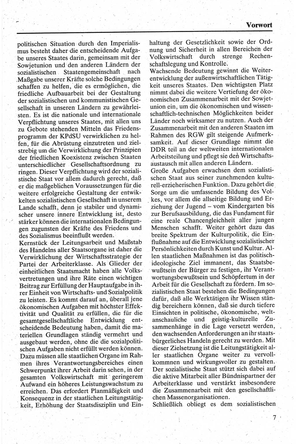Handbuch für den Abgeordneten [Deutsche Demokratische Republik (DDR)] 1984, Seite 7 (Hb. Abg. DDR 1984, S. 7)