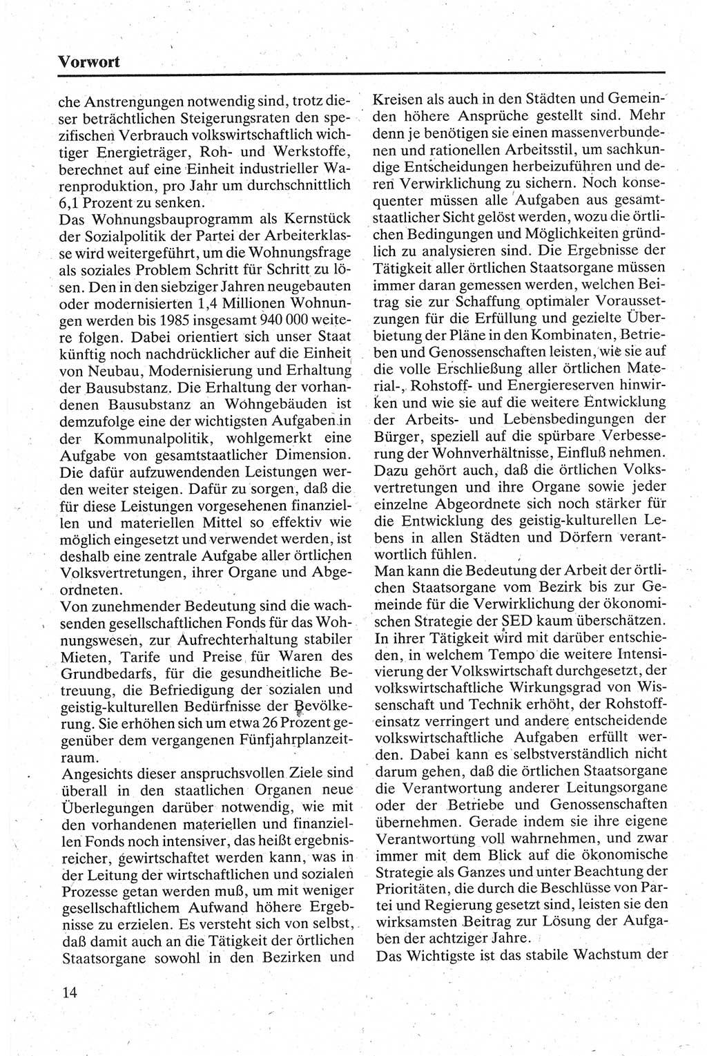 Handbuch für den Abgeordneten [Deutsche Demokratische Republik (DDR)] 1984, Seite 14 (Hb. Abg. DDR 1984, S. 14)