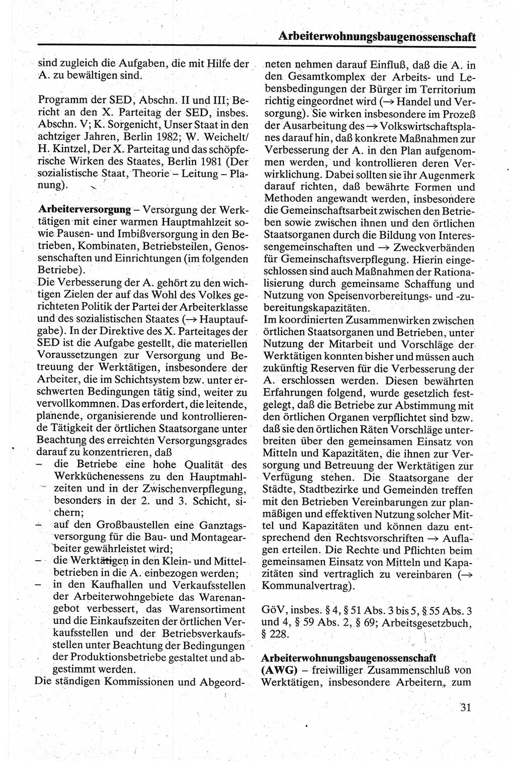 Handbuch für den Abgeordneten [Deutsche Demokratische Republik (DDR)] 1984, Seite 31 (Hb. Abg. DDR 1984, S. 31)