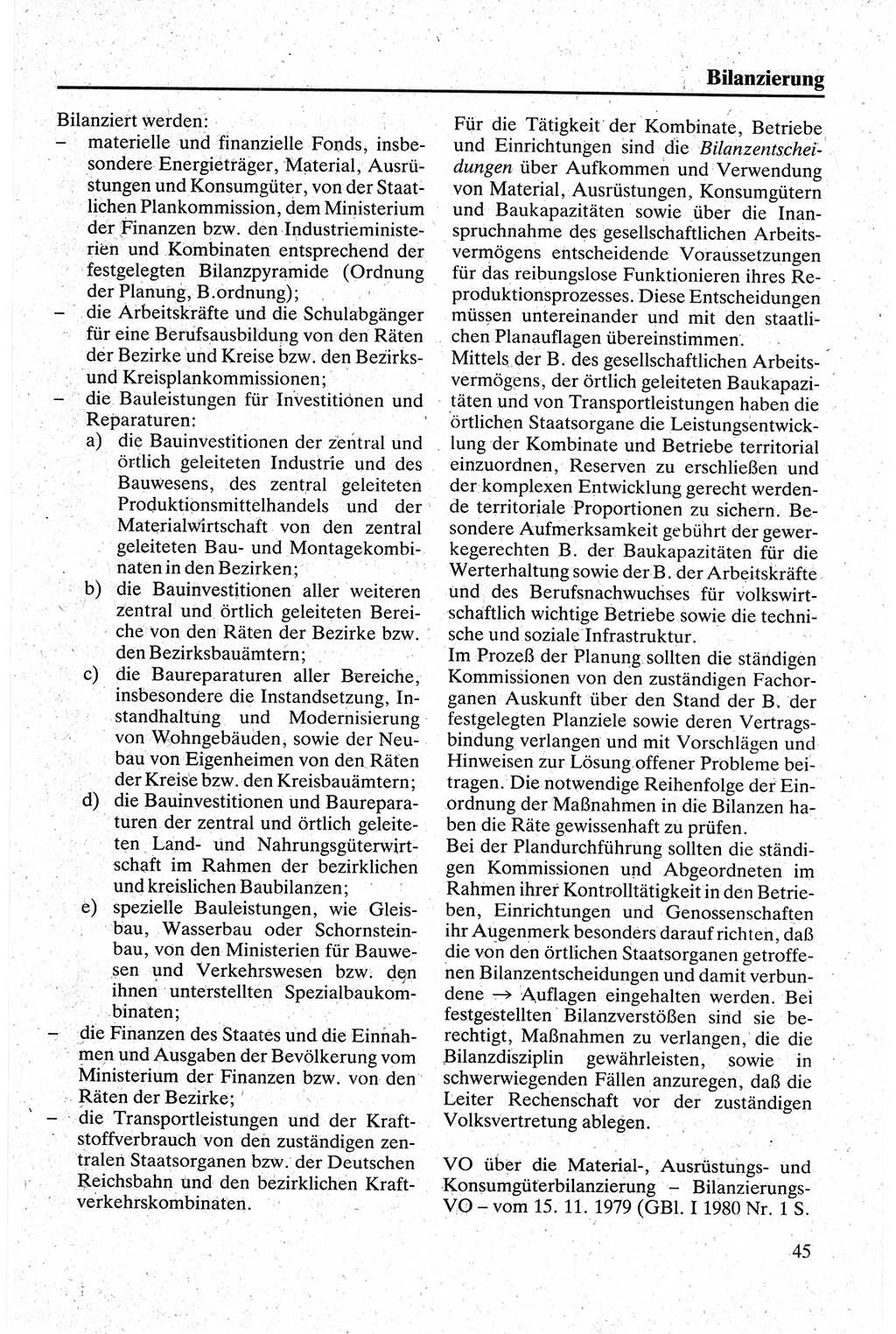 Handbuch für den Abgeordneten [Deutsche Demokratische Republik (DDR)] 1984, Seite 45 (Hb. Abg. DDR 1984, S. 45)