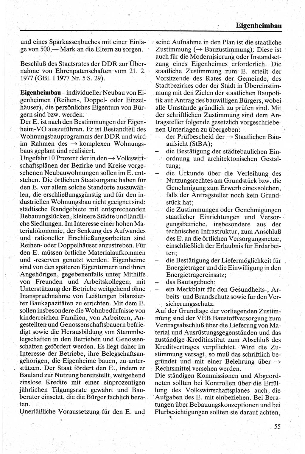 Handbuch für den Abgeordneten [Deutsche Demokratische Republik (DDR)] 1984, Seite 55 (Hb. Abg. DDR 1984, S. 55)