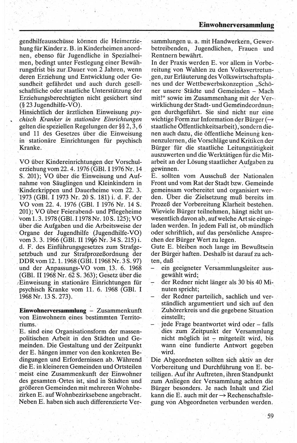 Handbuch für den Abgeordneten [Deutsche Demokratische Republik (DDR)] 1984, Seite 59 (Hb. Abg. DDR 1984, S. 59)