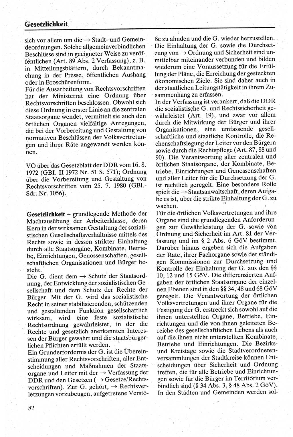 Handbuch für den Abgeordneten [Deutsche Demokratische Republik (DDR)] 1984, Seite 82 (Hb. Abg. DDR 1984, S. 82)