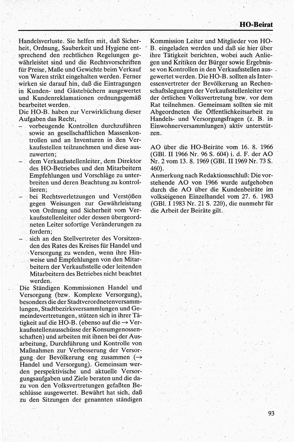 Handbuch für den Abgeordneten [Deutsche Demokratische Republik (DDR)] 1984, Seite 93 (Hb. Abg. DDR 1984, S. 93)