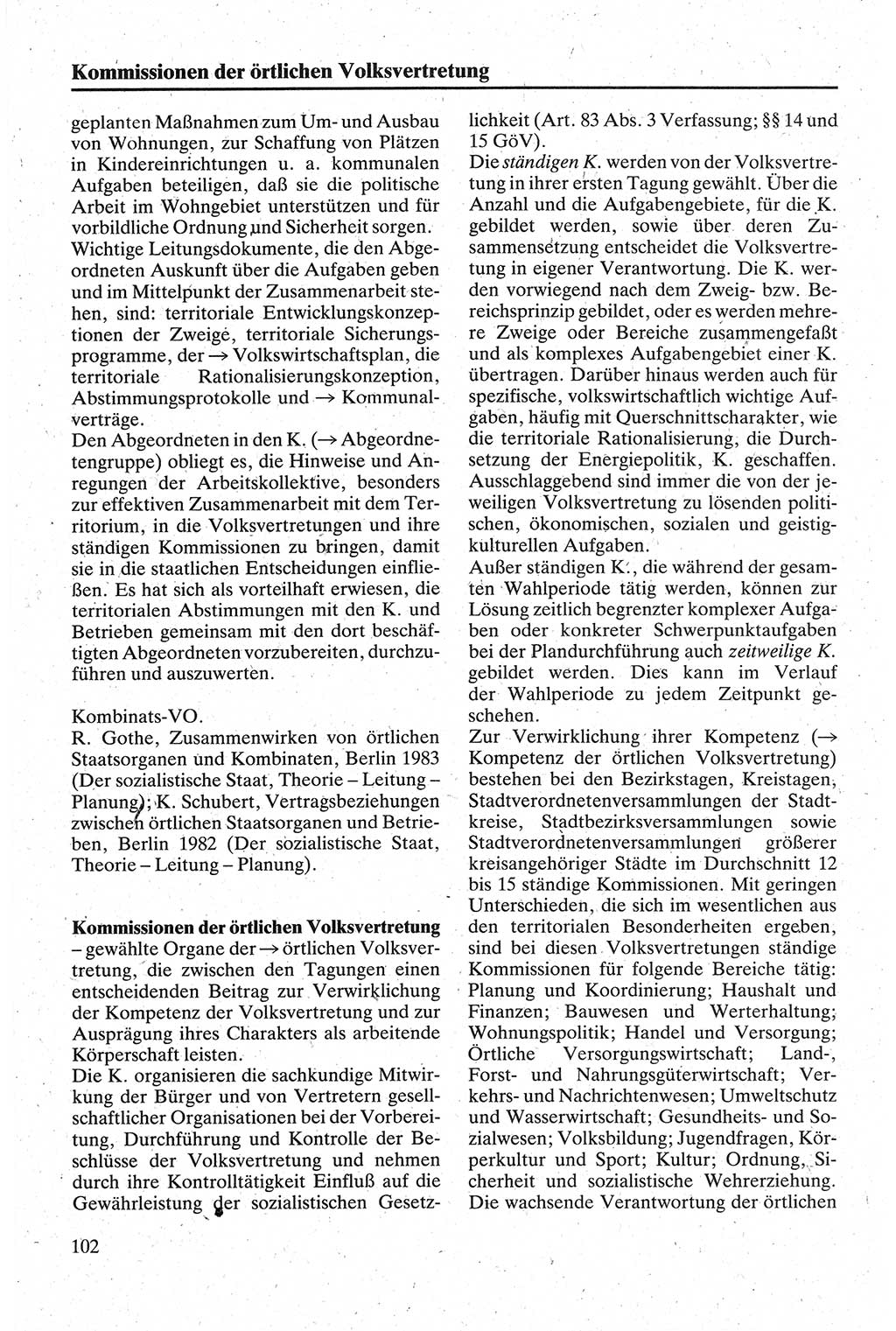 Handbuch für den Abgeordneten [Deutsche Demokratische Republik (DDR)] 1984, Seite 102 (Hb. Abg. DDR 1984, S. 102)