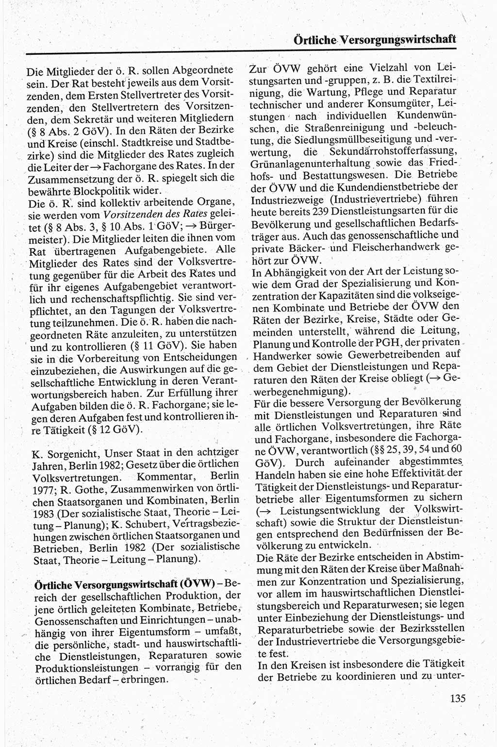 Handbuch für den Abgeordneten [Deutsche Demokratische Republik (DDR)] 1984, Seite 135 (Hb. Abg. DDR 1984, S. 135)