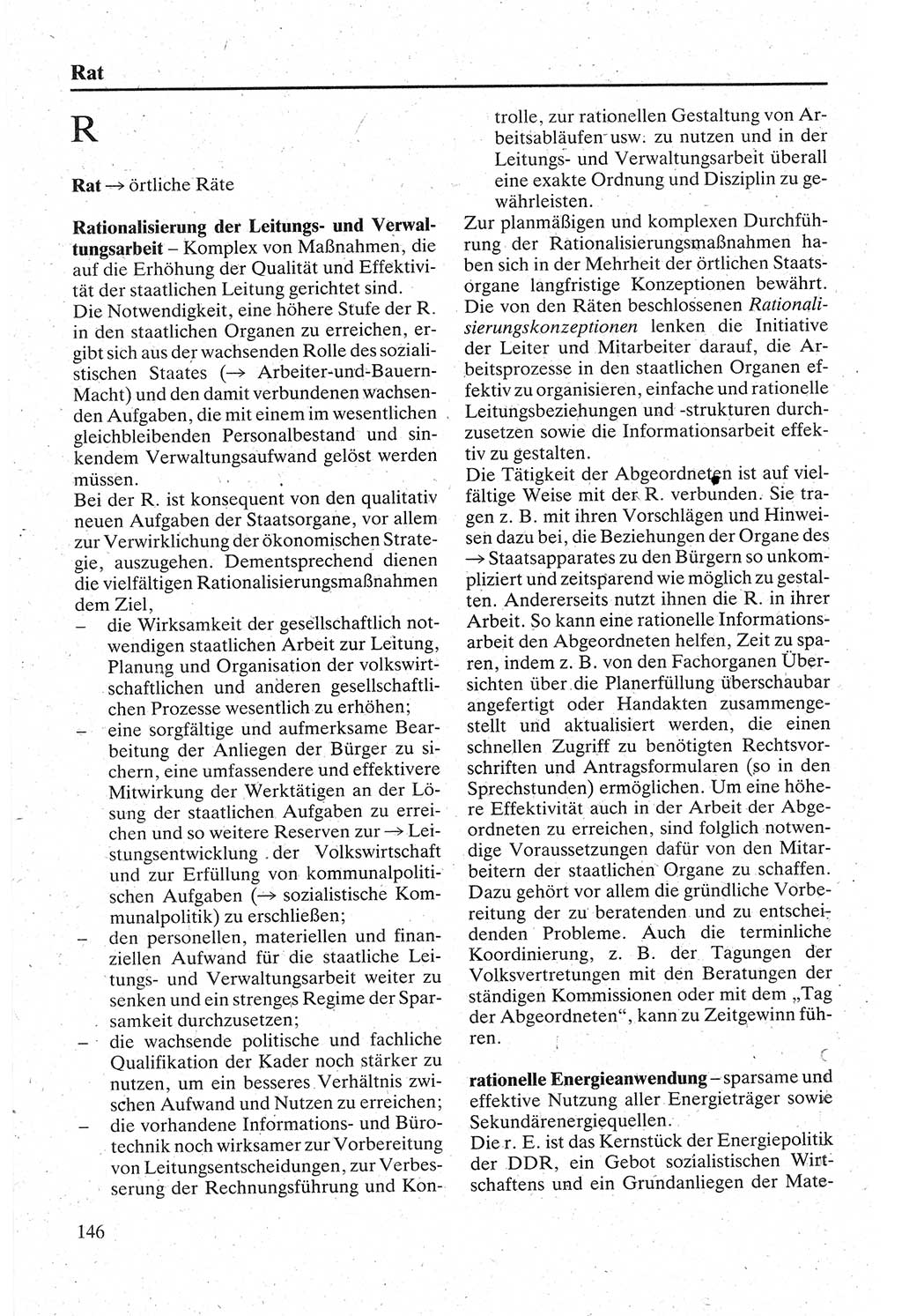 Handbuch für den Abgeordneten [Deutsche Demokratische Republik (DDR)] 1984, Seite 146 (Hb. Abg. DDR 1984, S. 146)