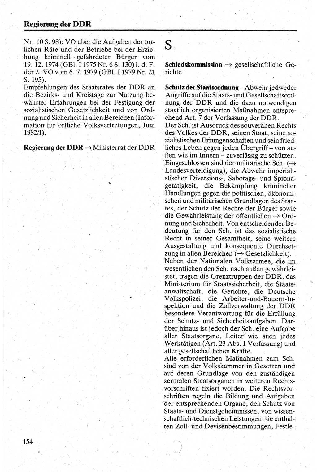 Handbuch für den Abgeordneten [Deutsche Demokratische Republik (DDR)] 1984, Seite 154 (Hb. Abg. DDR 1984, S. 154)