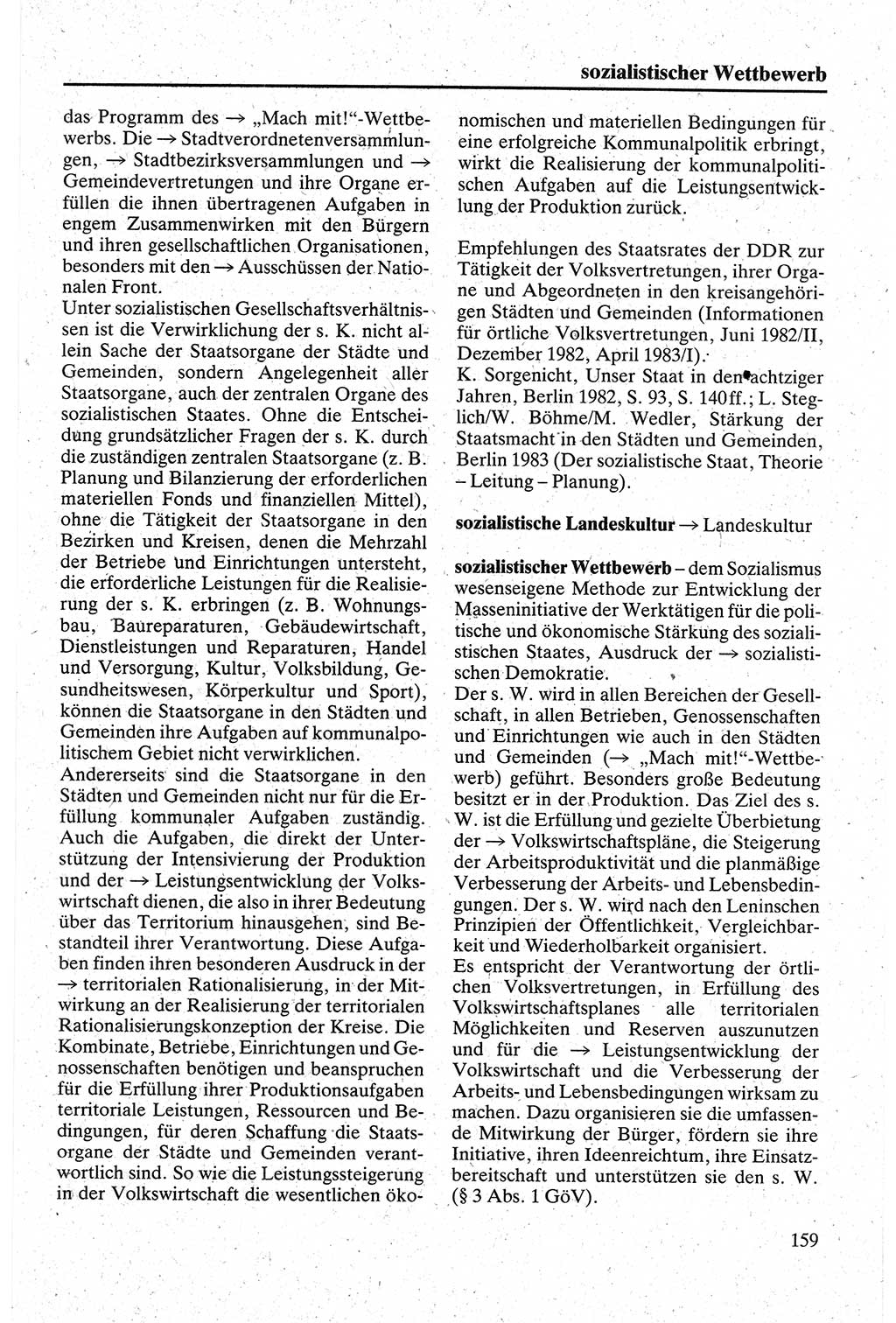 Handbuch für den Abgeordneten [Deutsche Demokratische Republik (DDR)] 1984, Seite 159 (Hb. Abg. DDR 1984, S. 159)