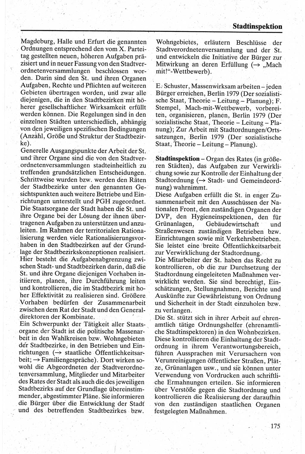 Handbuch für den Abgeordneten [Deutsche Demokratische Republik (DDR)] 1984, Seite 175 (Hb. Abg. DDR 1984, S. 175)