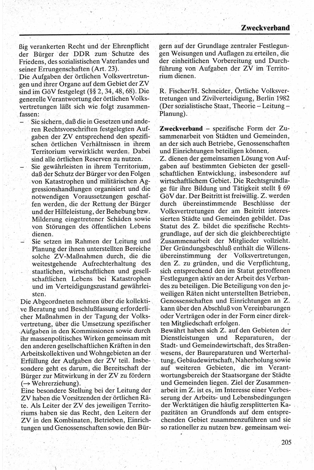 Handbuch für den Abgeordneten [Deutsche Demokratische Republik (DDR)] 1984, Seite 205 (Hb. Abg. DDR 1984, S. 205)