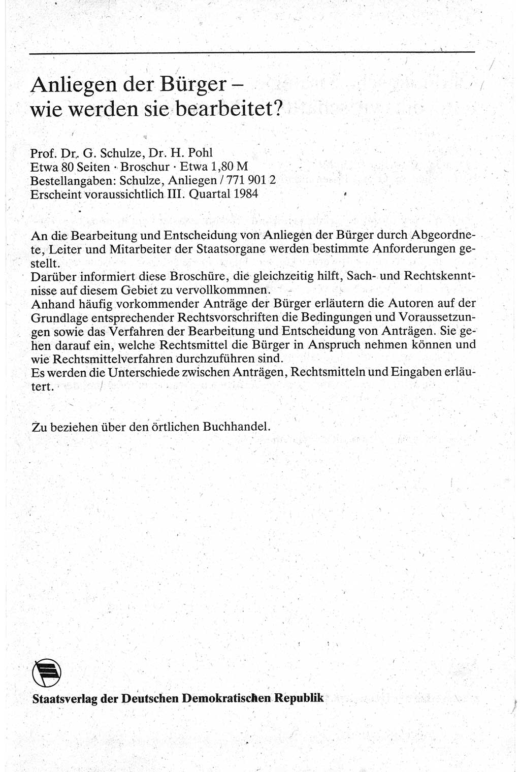 Handbuch für den Abgeordneten [Deutsche Demokratische Republik (DDR)] 1984, Seite 223 (Hb. Abg. DDR 1984, S. 223)