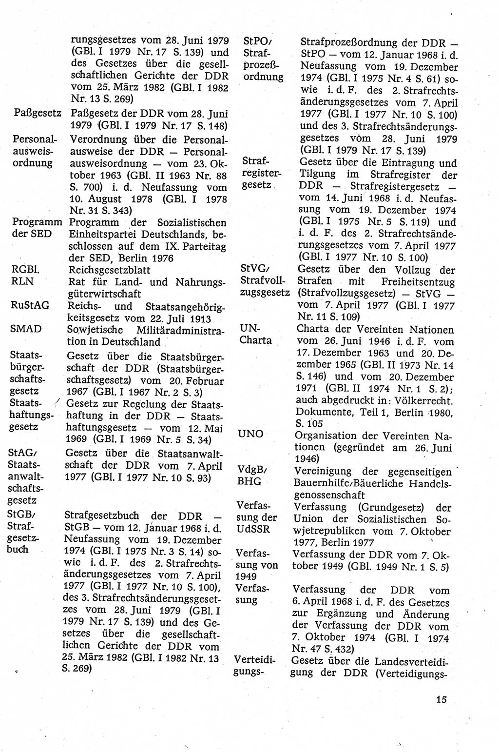 Staatsrecht der DDR [Deutsche Demokratische Republik (DDR)], Lehrbuch 1984, Seite 15 (St.-R. DDR Lb. 1984, S. 15)