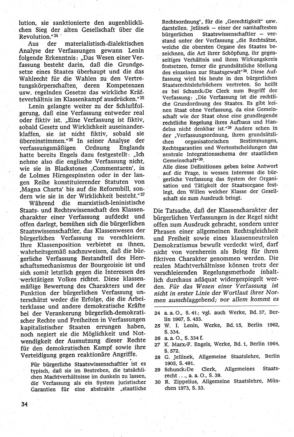 Staatsrecht der DDR [Deutsche Demokratische Republik (DDR)], Lehrbuch 1984, Seite 34 (St.-R. DDR Lb. 1984, S. 34)