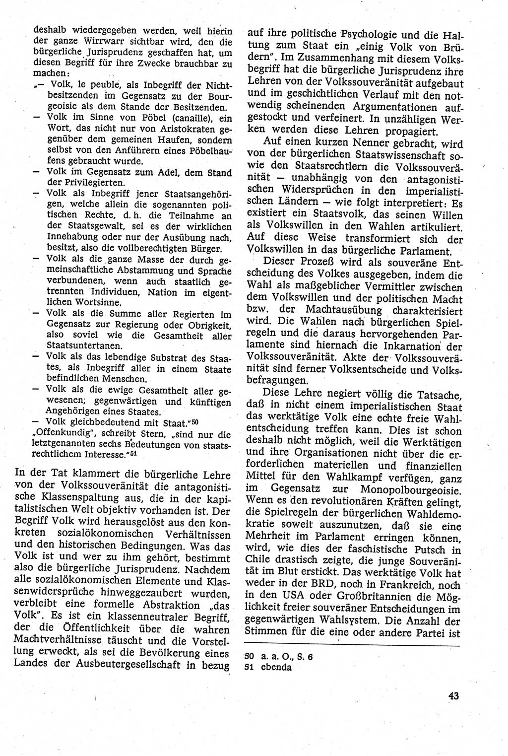 Staatsrecht der DDR [Deutsche Demokratische Republik (DDR)], Lehrbuch 1984, Seite 43 (St.-R. DDR Lb. 1984, S. 43)