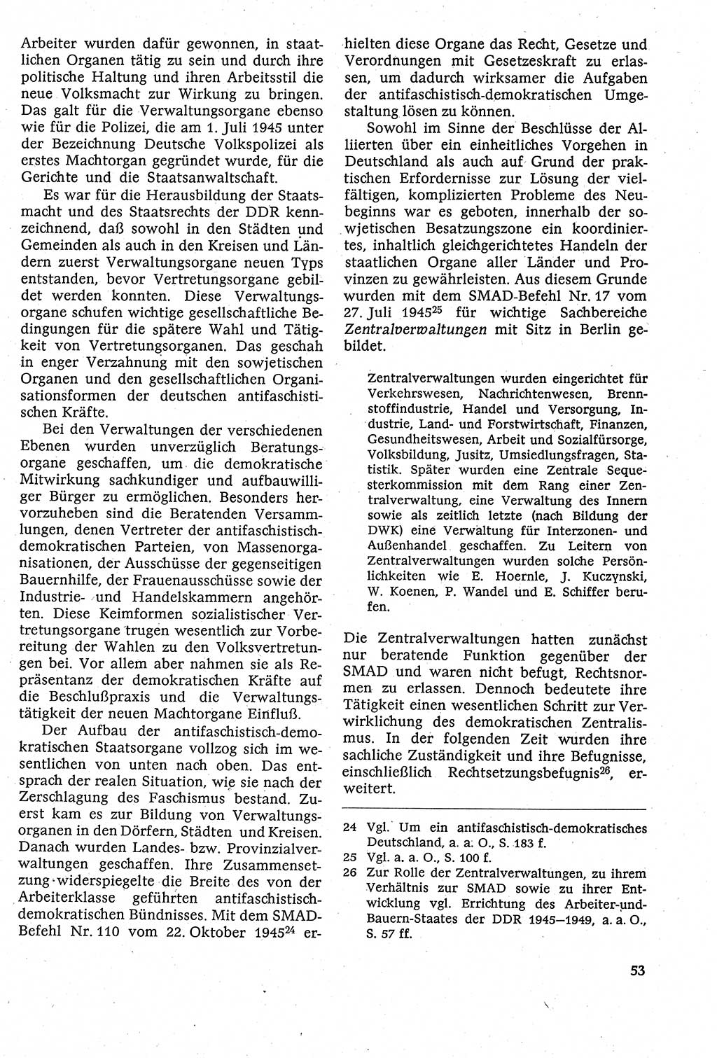 Staatsrecht der DDR [Deutsche Demokratische Republik (DDR)], Lehrbuch 1984, Seite 53 (St.-R. DDR Lb. 1984, S. 53)