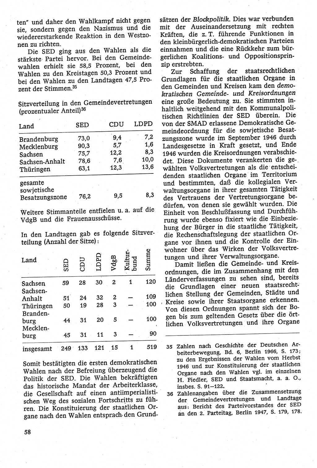 Staatsrecht der DDR [Deutsche Demokratische Republik (DDR)], Lehrbuch 1984, Seite 58 (St.-R. DDR Lb. 1984, S. 58)