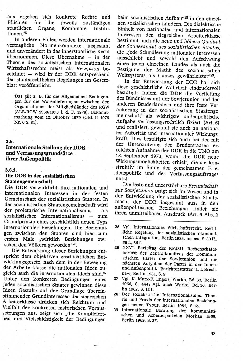 Staatsrecht der DDR [Deutsche Demokratische Republik (DDR)], Lehrbuch 1984, Seite 93 (St.-R. DDR Lb. 1984, S. 93)