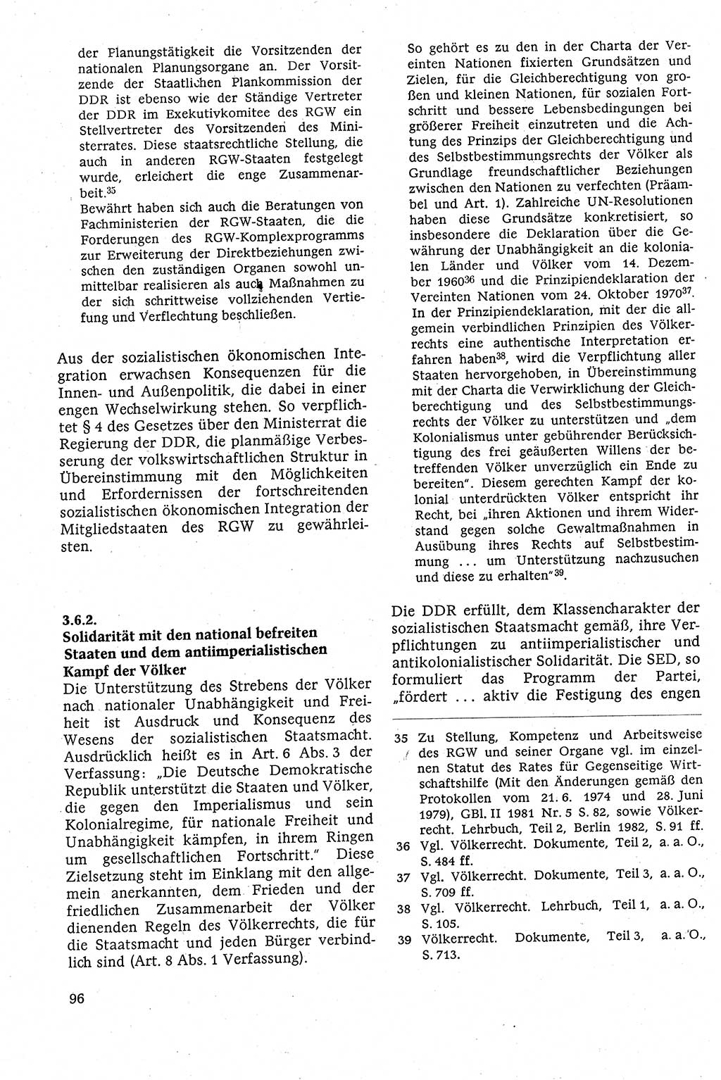 Staatsrecht der DDR [Deutsche Demokratische Republik (DDR)], Lehrbuch 1984, Seite 96 (St.-R. DDR Lb. 1984, S. 96)