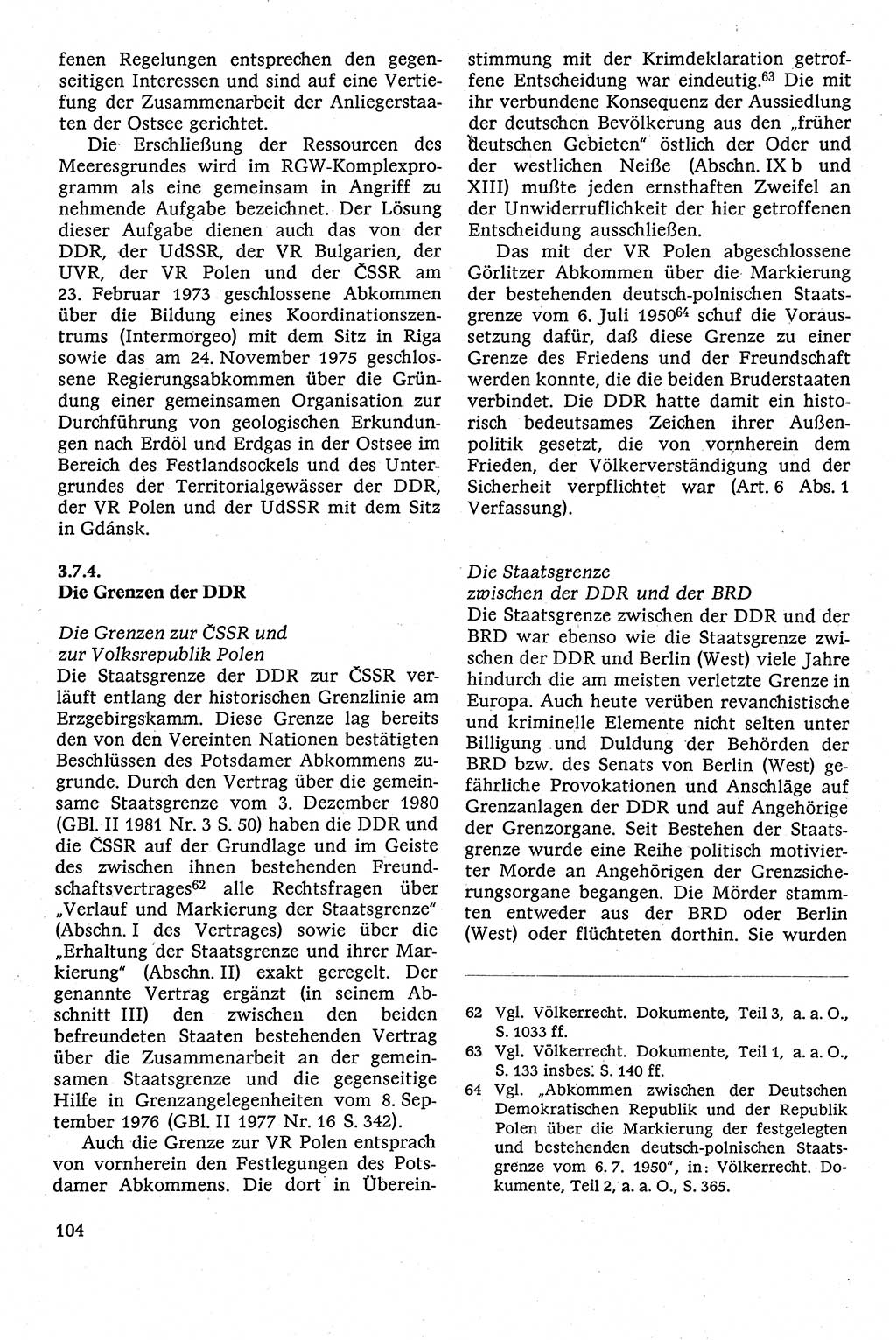 Staatsrecht der DDR [Deutsche Demokratische Republik (DDR)], Lehrbuch 1984, Seite 104 (St.-R. DDR Lb. 1984, S. 104)