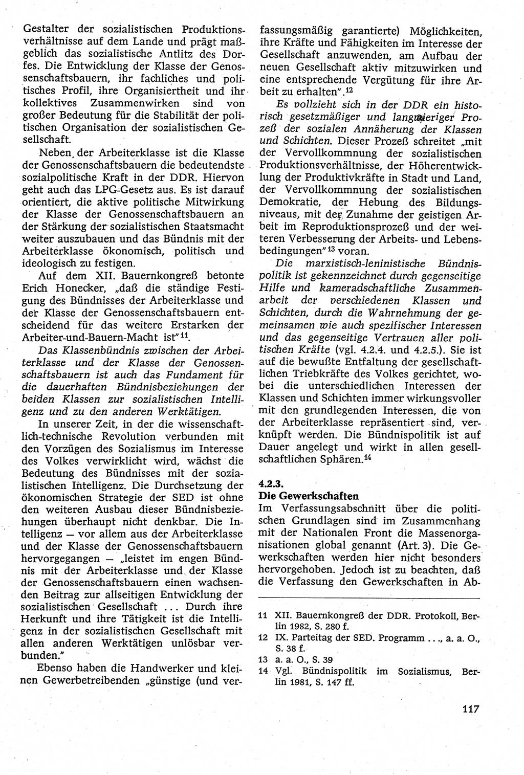 Staatsrecht der DDR [Deutsche Demokratische Republik (DDR)], Lehrbuch 1984, Seite 117 (St.-R. DDR Lb. 1984, S. 117)