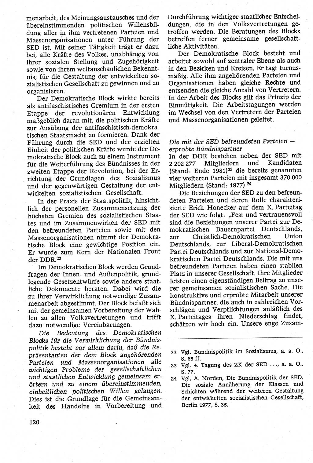Staatsrecht der DDR [Deutsche Demokratische Republik (DDR)], Lehrbuch 1984, Seite 120 (St.-R. DDR Lb. 1984, S. 120)