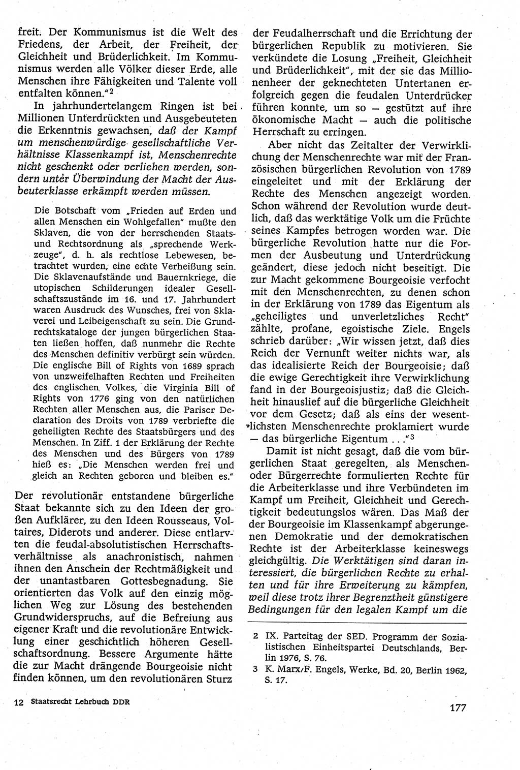 Staatsrecht der DDR [Deutsche Demokratische Republik (DDR)], Lehrbuch 1984, Seite 177 (St.-R. DDR Lb. 1984, S. 177)