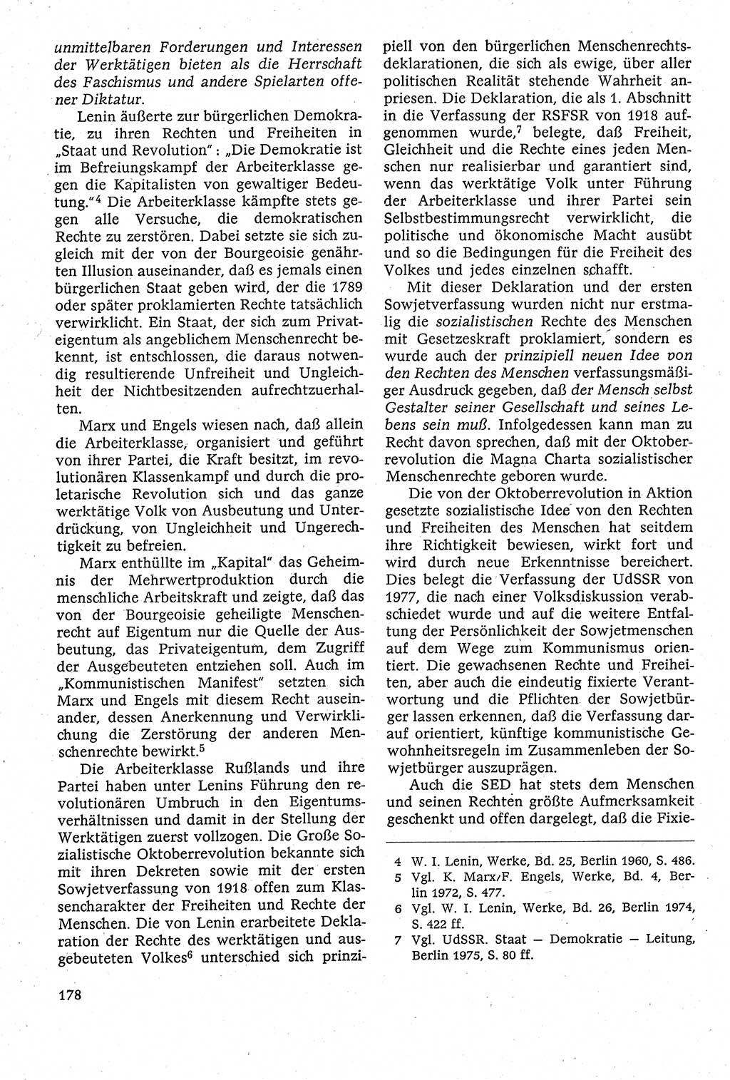 Staatsrecht der DDR [Deutsche Demokratische Republik (DDR)], Lehrbuch 1984, Seite 178 (St.-R. DDR Lb. 1984, S. 178)