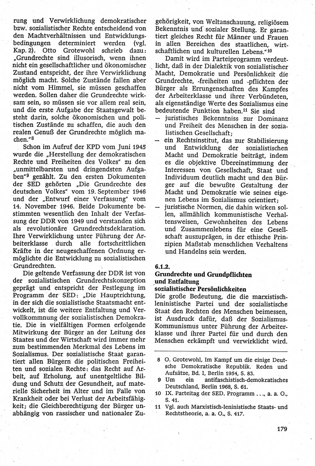 Staatsrecht der DDR [Deutsche Demokratische Republik (DDR)], Lehrbuch 1984, Seite 179 (St.-R. DDR Lb. 1984, S. 179)