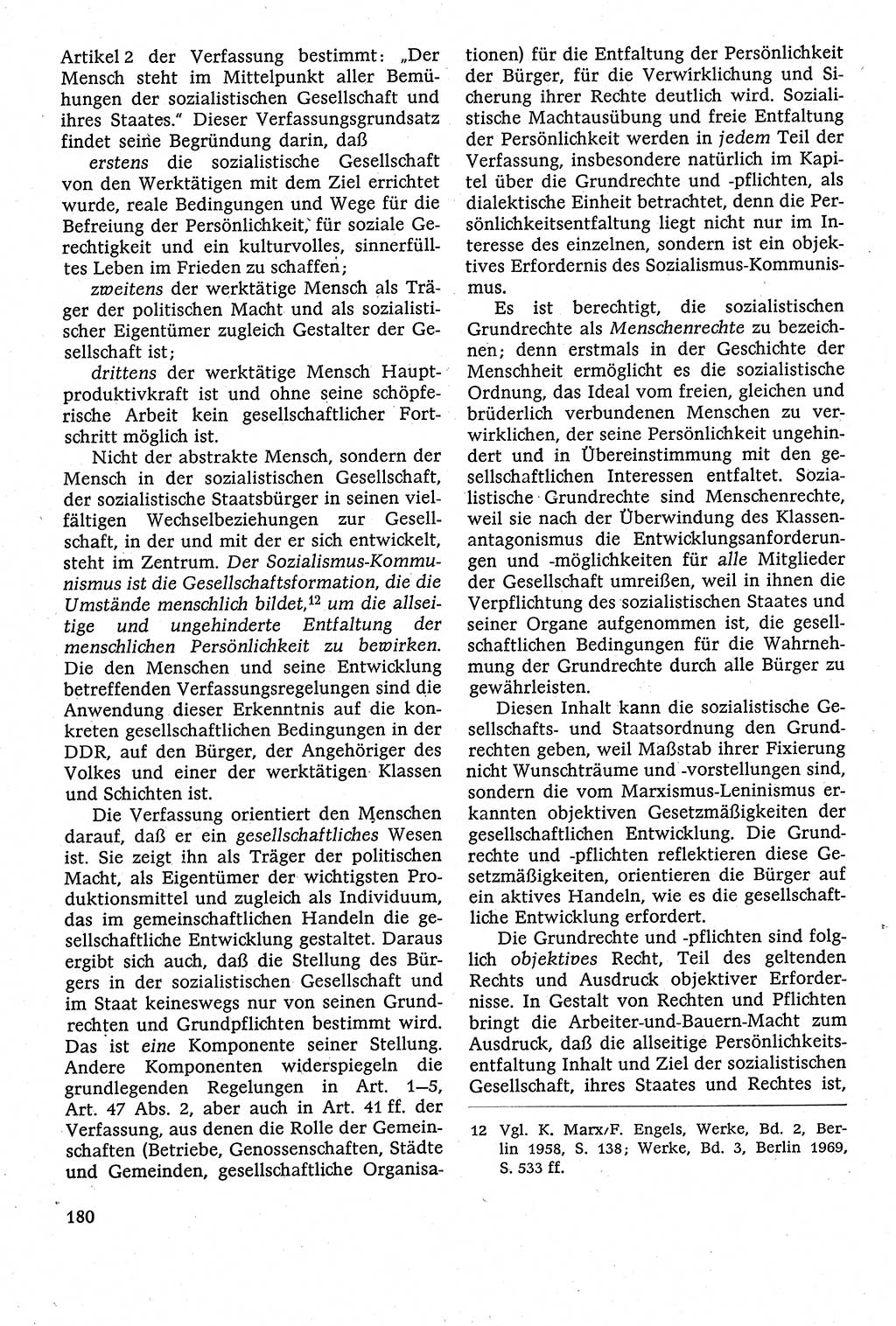 Staatsrecht der DDR [Deutsche Demokratische Republik (DDR)], Lehrbuch 1984, Seite 180 (St.-R. DDR Lb. 1984, S. 180)