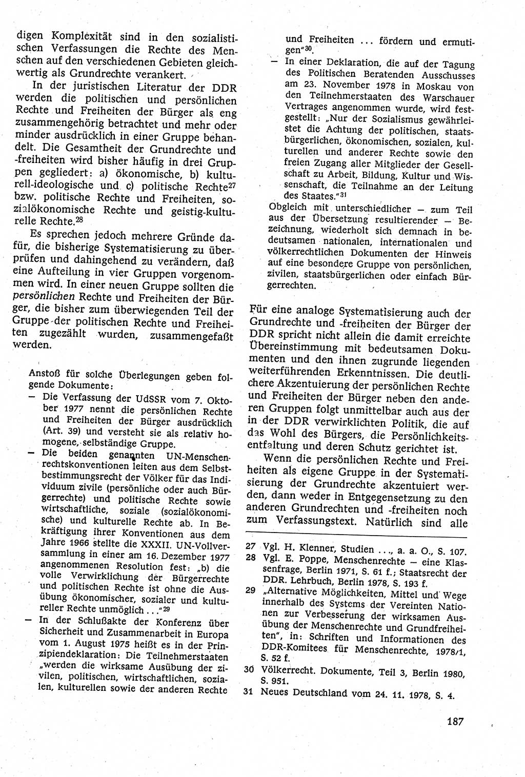 Staatsrecht der DDR [Deutsche Demokratische Republik (DDR)], Lehrbuch 1984, Seite 187 (St.-R. DDR Lb. 1984, S. 187)
