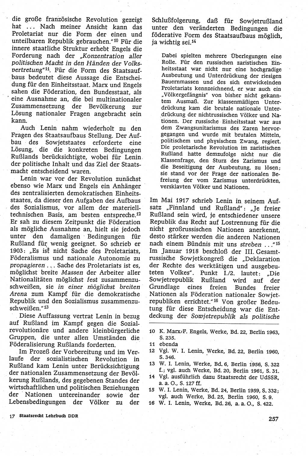 Staatsrecht der DDR [Deutsche Demokratische Republik (DDR)], Lehrbuch 1984, Seite 257 (St.-R. DDR Lb. 1984, S. 257)