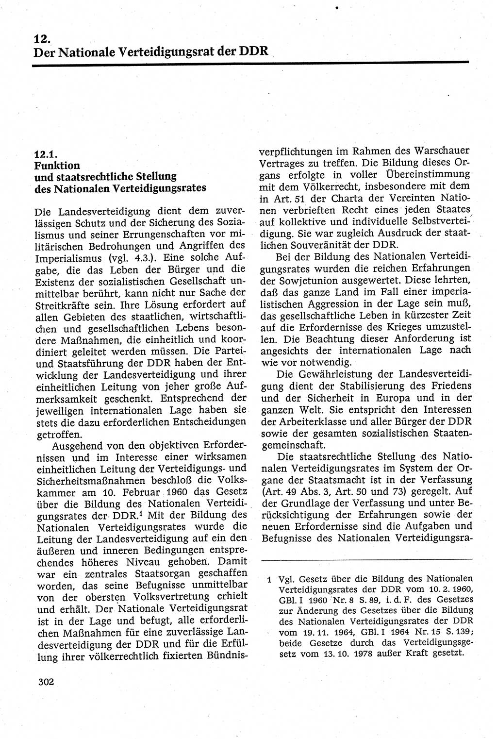 Staatsrecht der DDR [Deutsche Demokratische Republik (DDR)], Lehrbuch 1984, Seite 302 (St.-R. DDR Lb. 1984, S. 302)