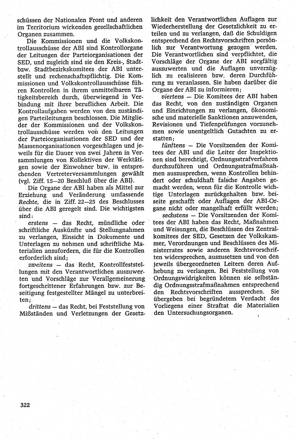 Staatsrecht der DDR [Deutsche Demokratische Republik (DDR)], Lehrbuch 1984, Seite 322 (St.-R. DDR Lb. 1984, S. 322)