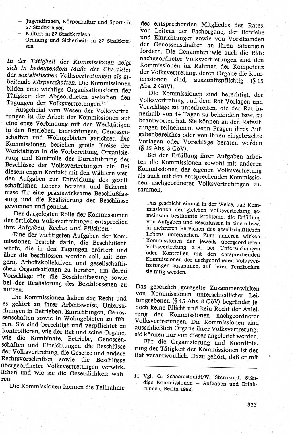 Staatsrecht der DDR [Deutsche Demokratische Republik (DDR)], Lehrbuch 1984, Seite 333 (St.-R. DDR Lb. 1984, S. 333)