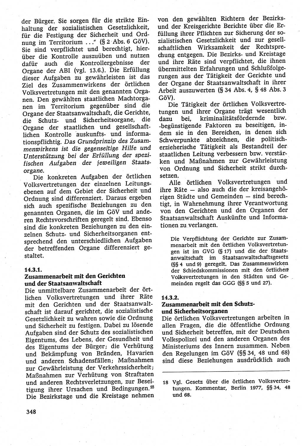 Staatsrecht der DDR [Deutsche Demokratische Republik (DDR)], Lehrbuch 1984, Seite 348 (St.-R. DDR Lb. 1984, S. 348)