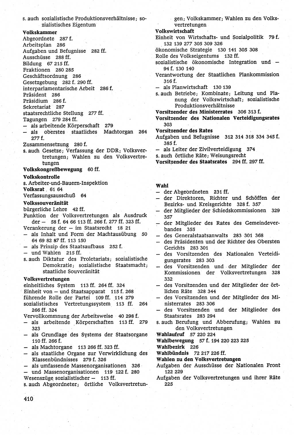 Staatsrecht der DDR [Deutsche Demokratische Republik (DDR)], Lehrbuch 1984, Seite 410 (St.-R. DDR Lb. 1984, S. 410)