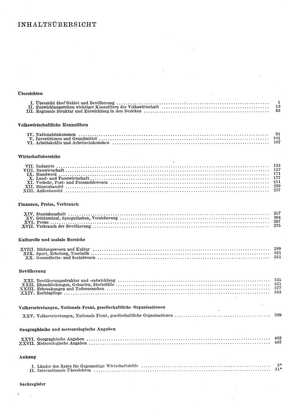 Statistisches Jahrbuch der Deutschen Demokratischen Republik (DDR) 1984, Seite 6 (Stat. Jb. DDR 1984, S. 6)