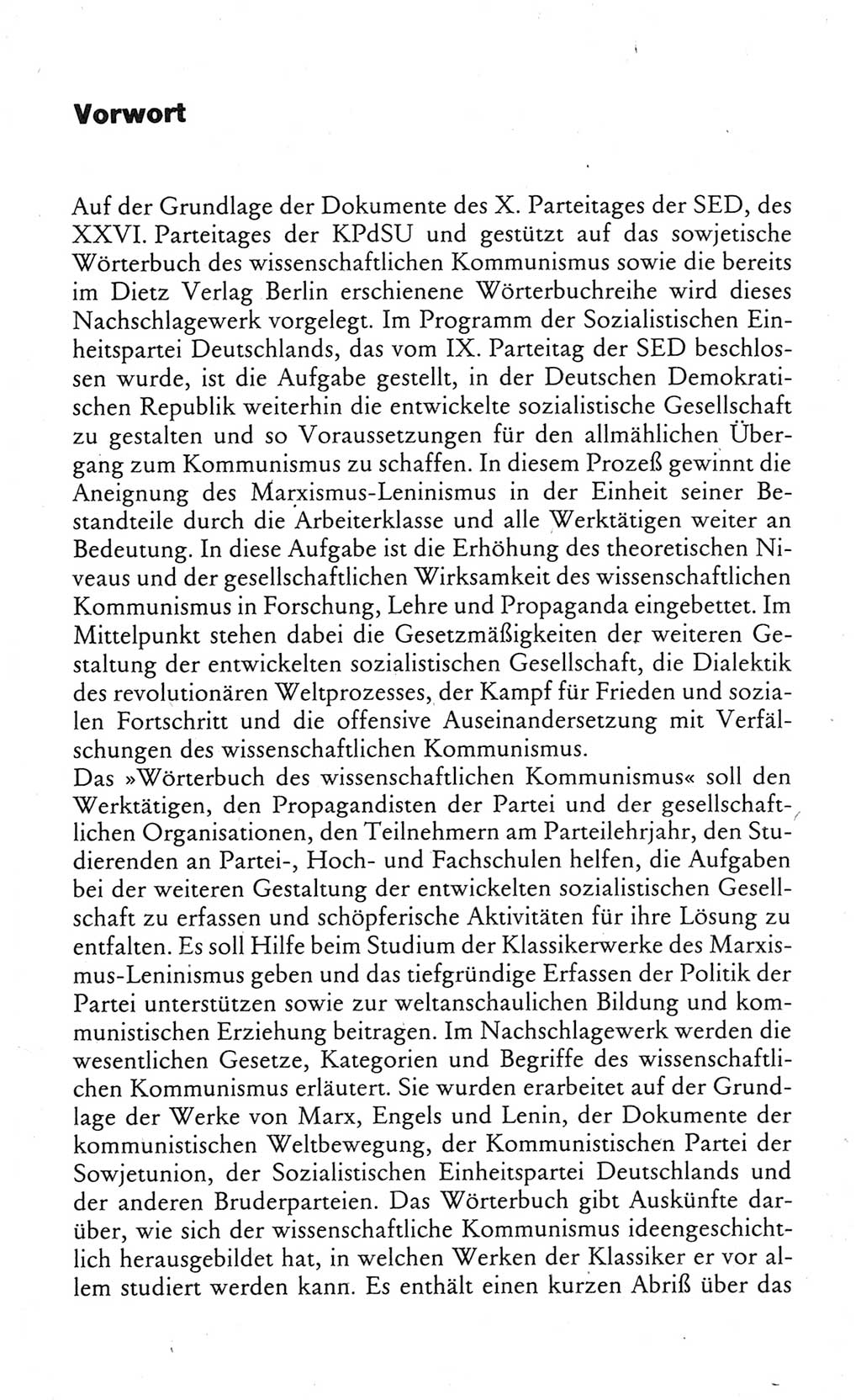Wörterbuch des wissenschaftlichen Kommunismus [Deutsche Demokratische Republik (DDR)] 1984, Seite 6 (Wb. wiss. Komm. DDR 1984, S. 6)