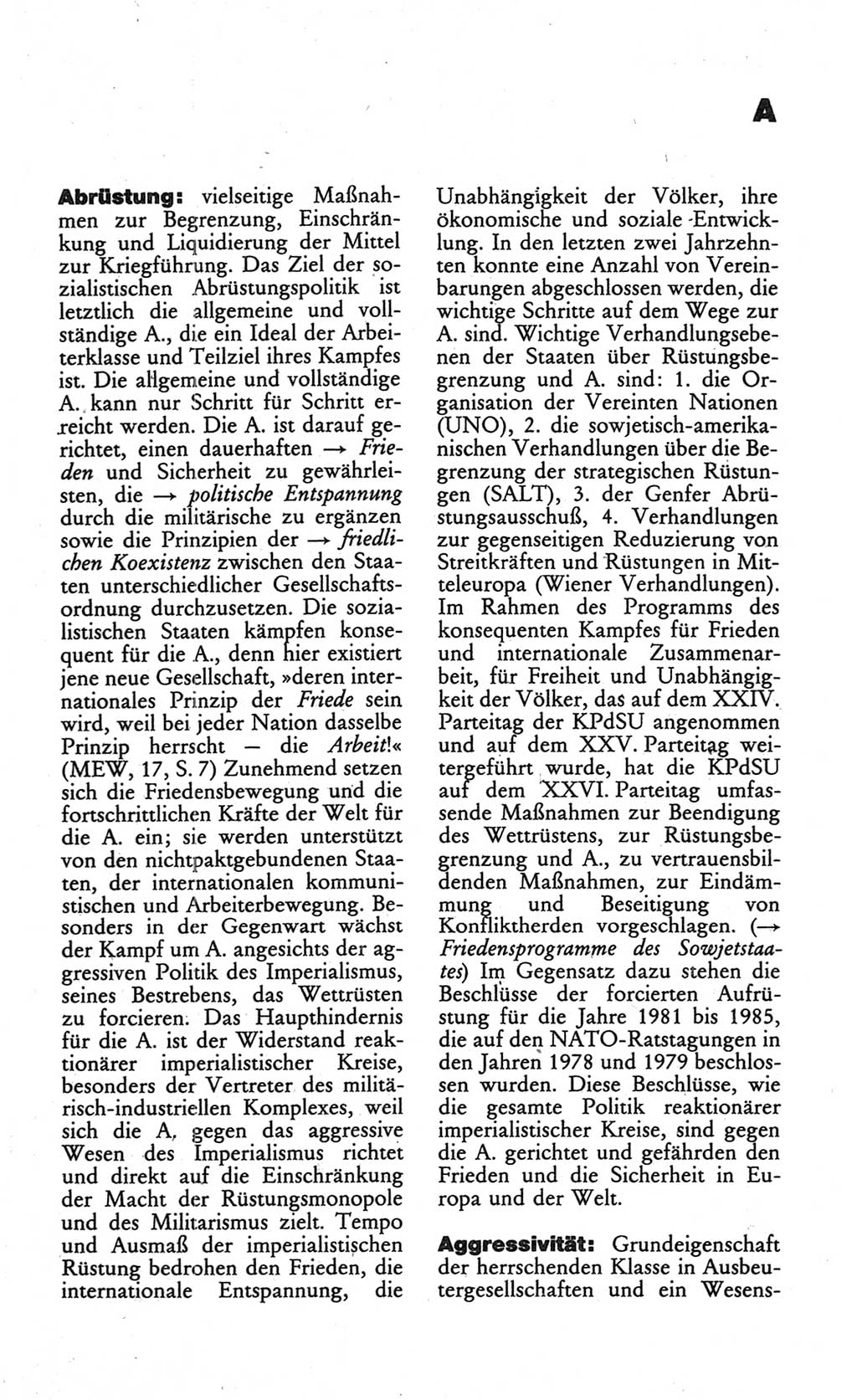 Wörterbuch des wissenschaftlichen Kommunismus [Deutsche Demokratische Republik (DDR)] 1984, Seite 9 (Wb. wiss. Komm. DDR 1984, S. 9)